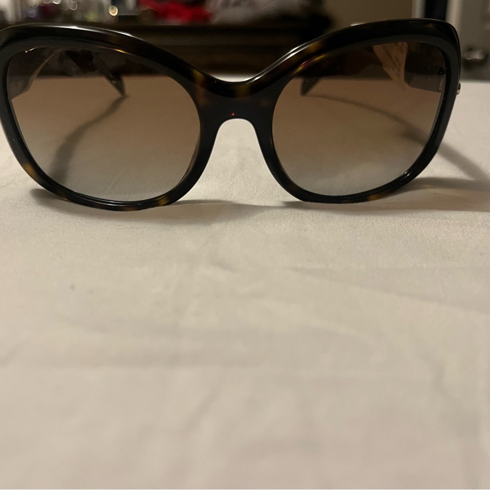 Prada Brown Oversized Square Sunglasses